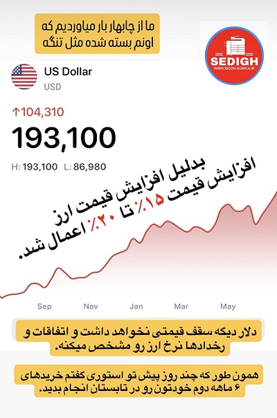 افزایش قیمت کالاها در ماشینهای اداری صدیق 27 تیر